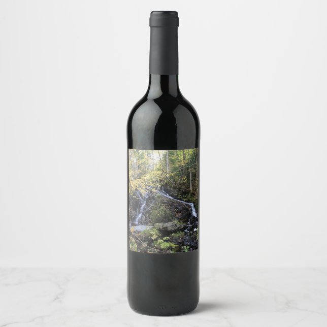 Etiqueta Para Botella De Vino Naturaleza (Anverso)