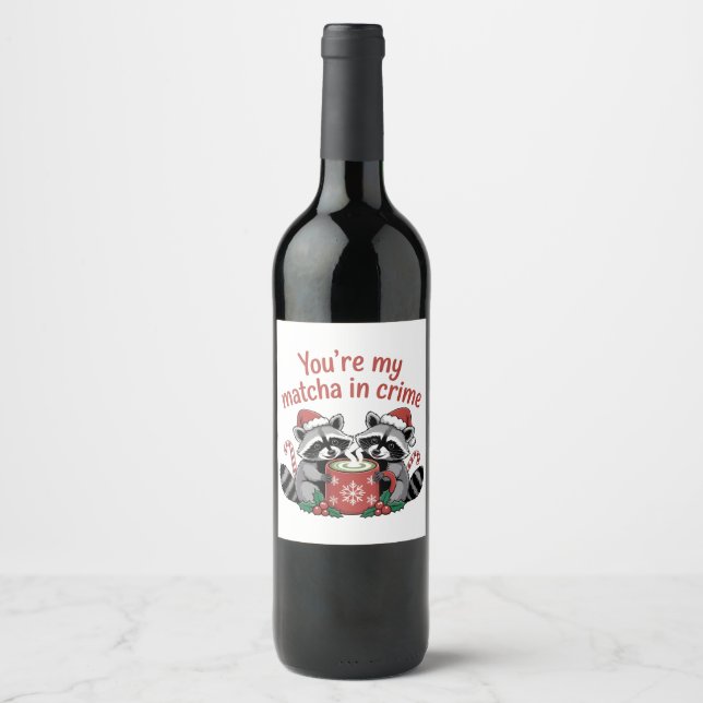 Etiqueta Para Botella De Vino navidad 2026,  (Anverso)