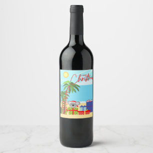 Etiqueta Para Botella De Vino Navidad en Australia