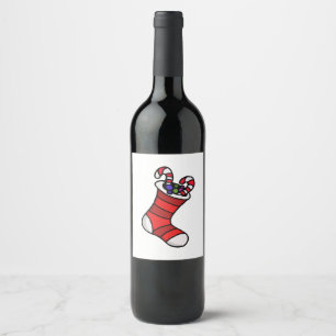 Etiqueta Para Botella De Vino Navidades