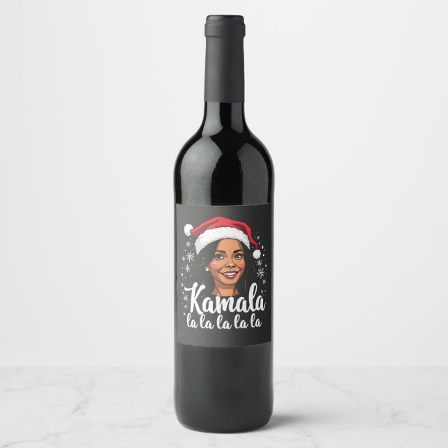 Etiqueta Para Botella De Vino navidades 2025, (Anverso)