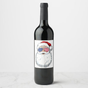Etiqueta Para Botella De Vino Navidades En Julio Santa Y Amigos Xmas Summer Bo