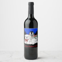 Navidades pingüino bebé oso polar cachorro