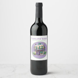 Etiqueta Para Botella De Vino Nawlins Wine Label