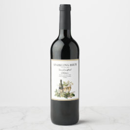 Etiqueta Para Botella De Vino New Year Custom Wine Label | 2026 Bottle Label