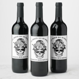 Etiqueta Para Botella De Vino Novia o Muere Despedida de Soltera Personalizada B