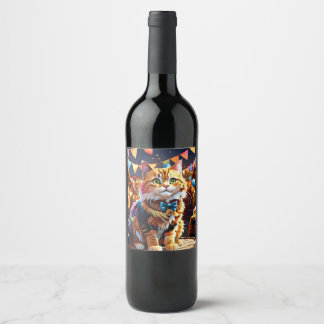 Etiqueta Para Botella De Vino Oktoberfest