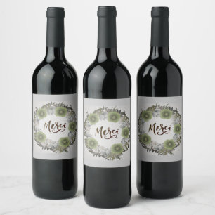 Etiqueta Para Botella De Vino Onyx Black Velvet   Chalkboard Grunge Vintage