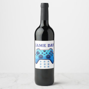Etiqueta Para Botella De Vino palanca de juego