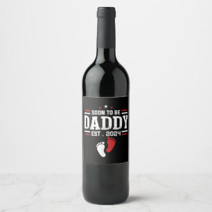 Etiqueta Para Botella De Vino Papá Noel 2024