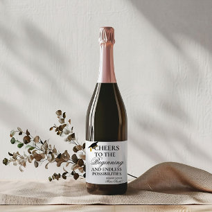 Etiqueta Para Botella De Vino Par bien con un regalo de licenciatura