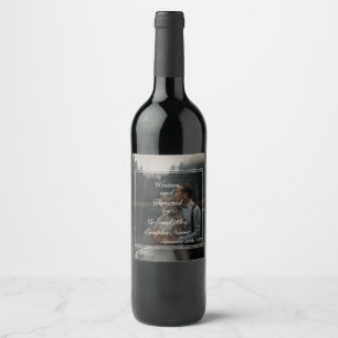 Etiqueta Para Botella De Vino parejas bodas regalos de vino regalos de regalos