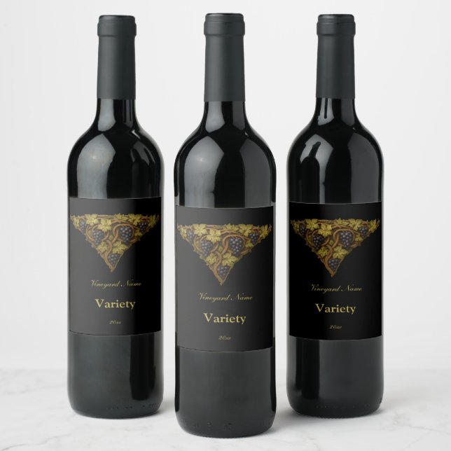 Etiqueta Para Botella De Vino Parra (Botellas)
