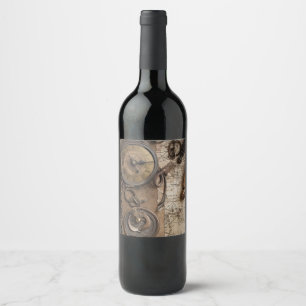 Etiqueta Para Botella De Vino Partida de cumpleaños del juego Escape Room