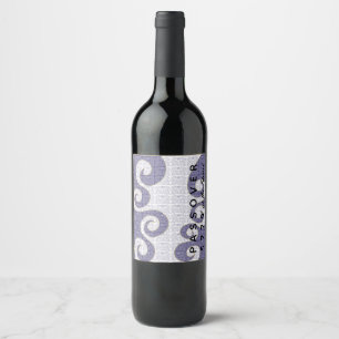 Etiqueta Para Botella De Vino Parto de botellas de vino de la Pascua del mar