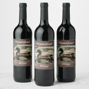 Etiqueta Para Botella De Vino Pato