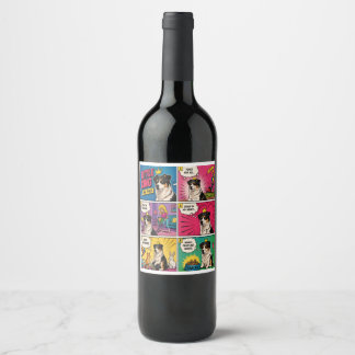 Etiqueta Para Botella De Vino Pequeño Rey Gran Paz Etiqueta de Botella de Vino P
