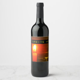 Etiqueta Para Botella De Vino Perdóname