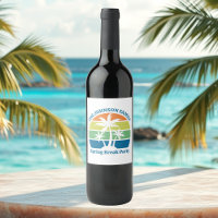 Personalizable Fiesta de Palm Trees Island Tropica
