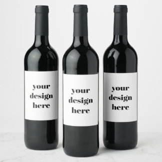Etiqueta Para Botella De Vino Personalización o Personalizar