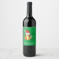 Personalizado de Navidades divertidos con gato Rat