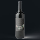 Etiqueta Para Botella De Vino Personalizado Elegante Black Merry Christmas Wreat<br><div class="desc">Todo el texto es completamente editable. Para cambiar detalles, haga clic en "Personalizar". Para cambiar el tamaño del texto, el tipo de letra o el color, haga clic en "Haga clic en el personalizar más adelante". Consulte el enlace de la colección en esta página para ver todos los elementos coincidentes...</div>