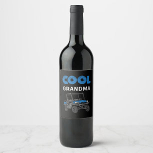 Etiqueta Para Botella De Vino Personalizado Guay Abuela Orgullosa Familia