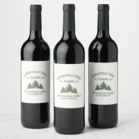 Personalizado Nombre Familia Navidad Árbol Granja