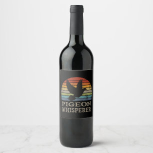 Etiqueta Para Botella De Vino Pigeon - Pigeon Whisper