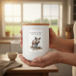 Etiqueta Para Botella De Vino Piglet lúdico, personalizado