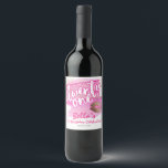 Etiqueta Para Botella De Vino Pink and Gold 21st Birthday Wine Labels<br><div class="desc">Celebra tu cumpleaños 21 con estas botellas de personalizable de moda.</div>