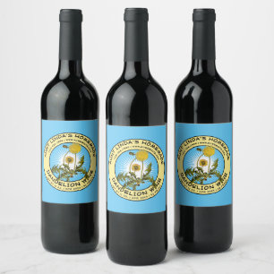 Etiqueta Para Botella De Vino Plantilla de etiqueta de vino de Dandelion casera 