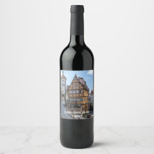 Etiqueta Para Botella De Vino Plönlein en Rothenburg ob der Tauber, Alemania