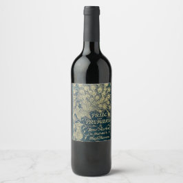 Etiqueta Para Botella De Vino portada de Orgullo y Prejuicio