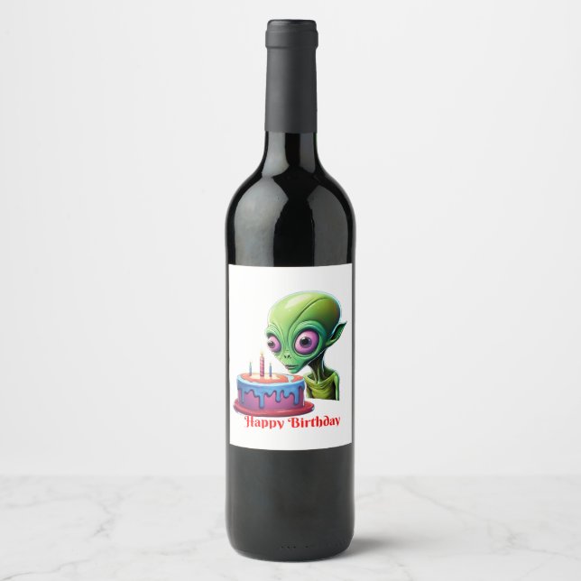 Etiqueta Para Botella De Vino Poster brillante (Anverso)