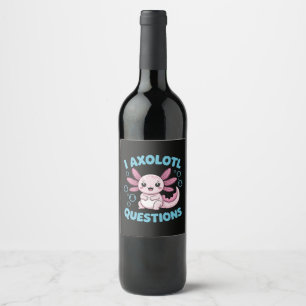 Etiqueta Para Botella De Vino Preguntas de Ajolote