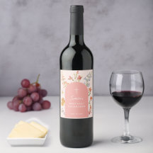 Primera Comunión Niña Arco Rosa Flores Silvestres 