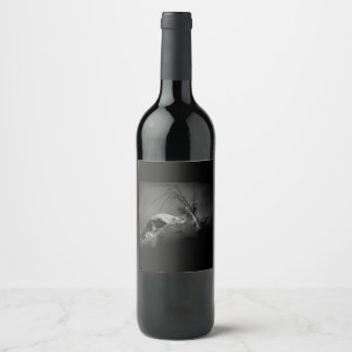 Etiqueta Para Botella De Vino Prohibición