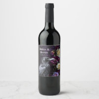 Púrpura Gótico Bouquet Con Culo