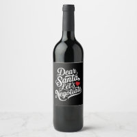Querido Santa Negociemos Regalo Divertido De Navid