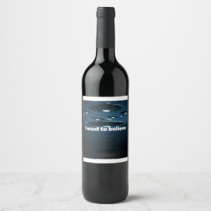 Etiqueta Para Botella De Vino Quiero creer