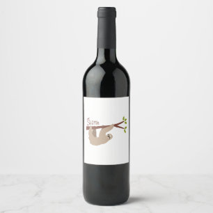 Etiqueta Para Botella De Vino Ranura