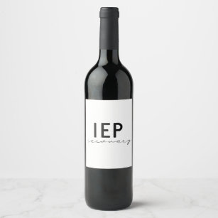 Etiqueta Para Botella De Vino Recuperación de IEP