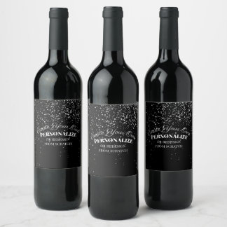 Etiqueta Para Botella De Vino Redesign or Personalize: