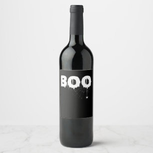 Etiqueta Para Botella De Vino Regalo de araña Halloween Funny Scary Little Spi