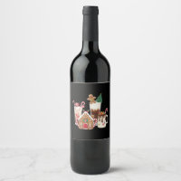 Regalo de café de Navidad de pan de jengibre amant
