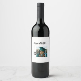 Etiqueta Para Botella De Vino Regalo de Grad College