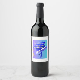 Etiqueta Para Botella De Vino Regalo de MBA
