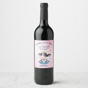 Etiqueta Para Botella De Vino Regalo de Navidad para etiqueta de vino de padrino