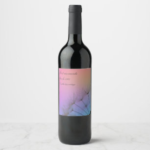 Etiqueta Para Botella De Vino Relojes de Diente de León